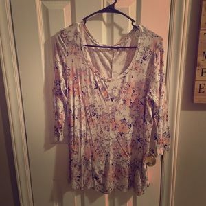 Flower printed top